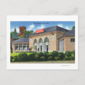 Buiten Uitzicht van de Drink van de Broadway Hall Briefkaart (Voorkant)