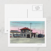 Buiten Uitzicht van de elektrische opslagplaats Na Briefkaart (Voorkant / Achterkant)