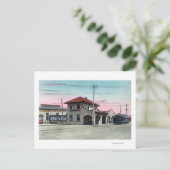 Buiten Uitzicht van de elektrische opslagplaats Na Briefkaart (Staand voorkant)