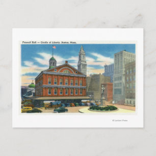 Buiten Uitzicht van de Faneuil Hall # 2 Briefkaart