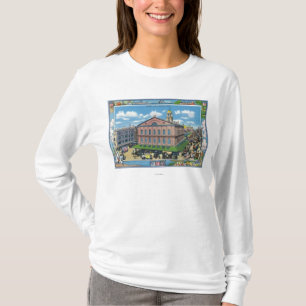Buiten Uitzicht van de Faneuil Hall # 3 T-shirt