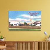 Buiten Uitzicht van de Gateway MotelMerced, CA Canvas Afdruk (Insitu (Woonkamer))