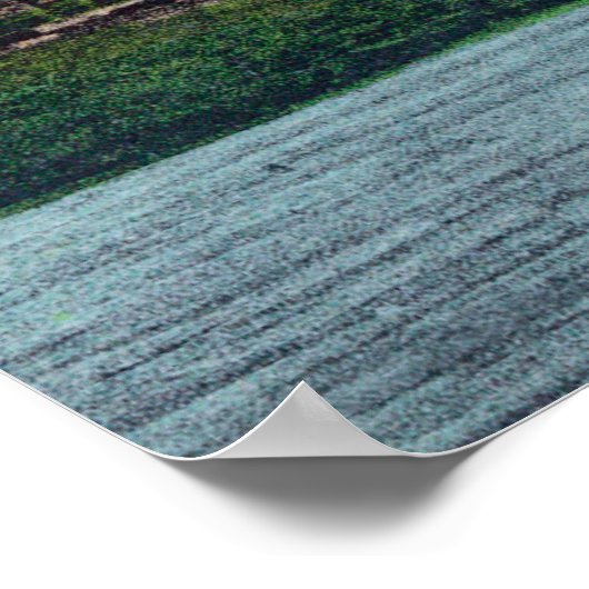 Buiten Uitzicht van de George Palmer Lumber Co. Poster (Hoek)