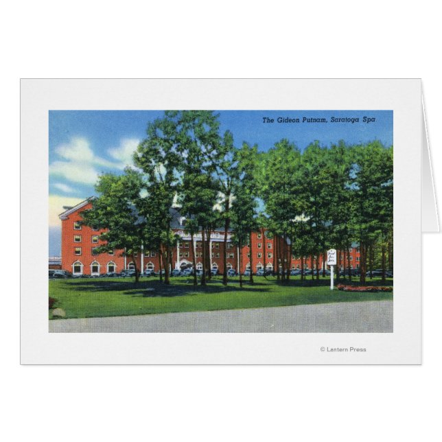 Buiten Uitzicht van de Gideon Putnam, Saratoga (Voorkant Horizontaal)