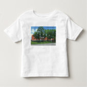 Buiten Uitzicht van de Gideon Putnam, Saratoga Kinder Shirts (Voorkant)