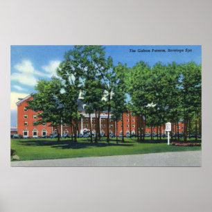 Buiten Uitzicht van de Gideon Putnam, Saratoga Poster