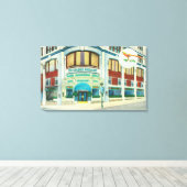 Buiten Uitzicht van de Golden-fazant Canvas Afdruk (Insitu (Houten vloer))