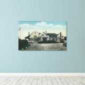 Buiten Uitzicht van de Golf Club van Mohawk Canvas Afdruk (Insitu (Houten vloer))