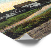 Buiten Uitzicht van de Grammatische School 2 Poster (Hoek)