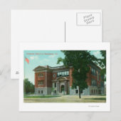 Buiten Uitzicht van de Grammatische School 3 Briefkaart (Voorkant / Achterkant)