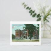 Buiten Uitzicht van de Grammatische School 3 Briefkaart (Staand voorkant)