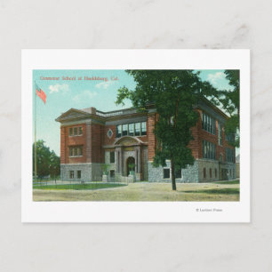 Buiten Uitzicht van de Grammatische School 3 Briefkaart
