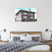 Buiten Uitzicht van de Grammatische School 3 Canvas Afdruk (Insitu (Slaapkamer))