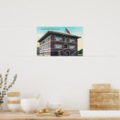 Buiten Uitzicht van de Grammatische School 3 Poster (Keuken)