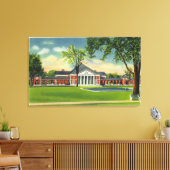 Buiten Uitzicht van de hal van veren # 2 Canvas Afdruk (Insitu (Woonkamer))