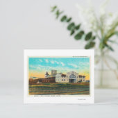 Buiten Uitzicht van de haven van Astoria Dock Buil Briefkaart (Staand voorkant)