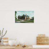 Buiten Uitzicht van de haven van Fairhaven in Poster (Keuken)