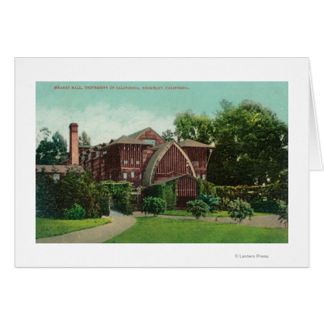 Buiten Uitzicht van de Hearst Hall, U van CA (Voorkant Horizontaal)