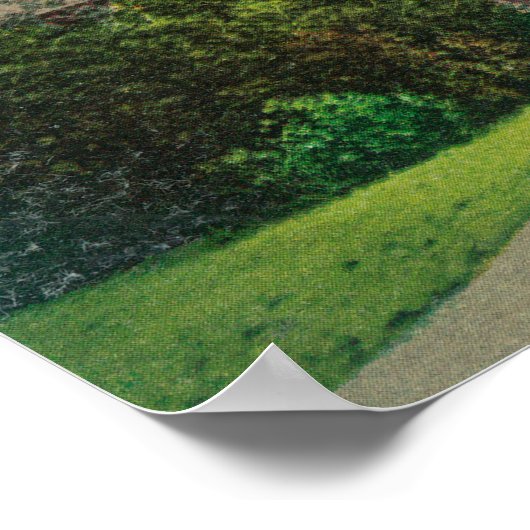 Buiten Uitzicht van de Hearst Hall, U van CA Poster (Hoek)