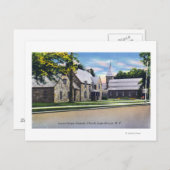 Buiten Uitzicht van de heilige katholiek Briefkaart (Voorkant / Achterkant)