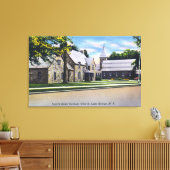 Buiten Uitzicht van de heilige katholiek Canvas Afdruk (Insitu (Woonkamer))