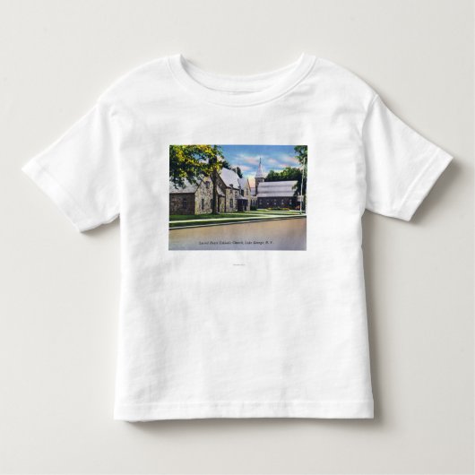Buiten Uitzicht van de heilige katholiek Kinder Shirts (Voorkant)
