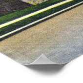 Buiten Uitzicht van de heilige katholiek Poster (Hoek)