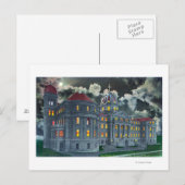 Buiten Uitzicht van de Heilige Names Academy Bldg  Briefkaart (Voorkant / Achterkant)