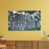 Buiten Uitzicht van de Heilige Names Academy Bldg  Canvas Afdruk (Insitu (Woonkamer))