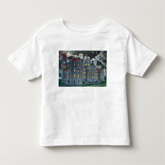 Buiten Uitzicht van de Heilige Names Academy Bldg  Kinder Shirts (Voorkant)