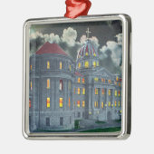 Buiten Uitzicht van de Heilige Names Academy Bldg  Metalen Ornament (Links)