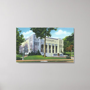 Buiten Uitzicht van de herdenkhal van Norton Canvas Afdruk