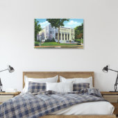 Buiten Uitzicht van de herdenkhal van Norton Canvas Afdruk (Insitu (Slaapkamer))