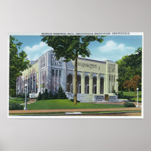 Buiten Uitzicht van de herdenkhal van Norton Poster