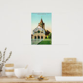 Buiten Uitzicht van de herdenkingskerk in de EU Poster (Keuken)