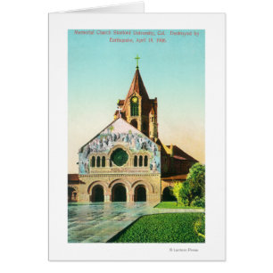 Buiten Uitzicht van de herdenkingskerk van Stanfor