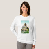 Buiten Uitzicht van de herdenkingskerk van Stanfor T-shirt (Voorkant volledig)