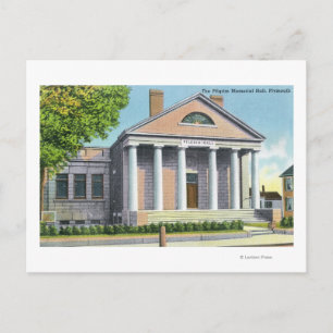 Buiten Uitzicht van de herdenkingszaal van de pelg Briefkaart