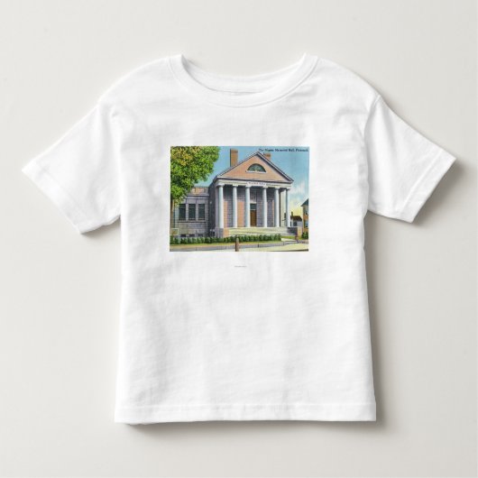 Buiten Uitzicht van de herdenkingszaal van de pelg Kinder Shirts (Voorkant)