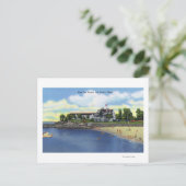 Buiten Uitzicht van de Hotel Bar Harbour Briefkaart (Staand voorkant)