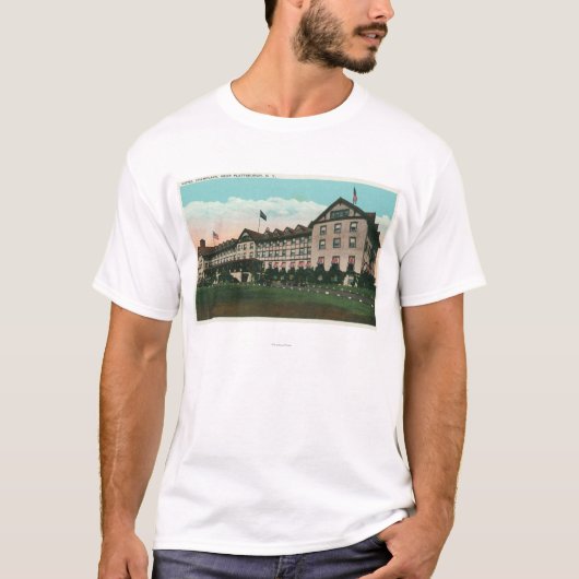 Buiten Uitzicht van de Hotel ChamPlain T-shirt (Voorkant)