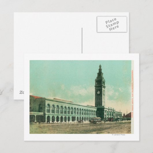 Buiten Uitzicht van de ijzeropslagplaats van de Un Briefkaart (Voorkant / Achterkant)