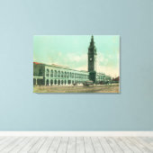 Buiten Uitzicht van de ijzeropslagplaats van de Un Canvas Afdruk (Insitu (Houten vloer))