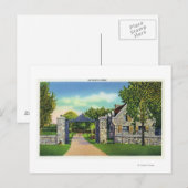 Buiten Uitzicht van de ingang Briefkaart (Voorkant / Achterkant)