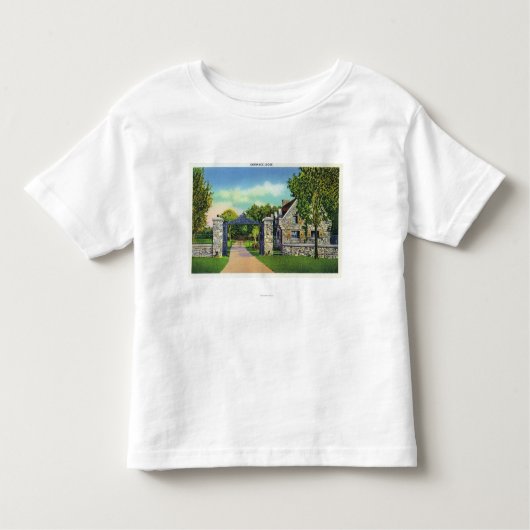 Buiten Uitzicht van de ingang Kinder Shirts (Voorkant)