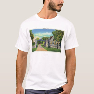 Buiten Uitzicht van de ingang T-shirt