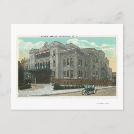 Buiten Uitzicht van de Kalurah-tempel Briefkaart (Voorkant)