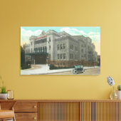 Buiten Uitzicht van de Kalurah-tempel Canvas Afdruk (Insitu (Woonkamer))