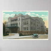 Buiten Uitzicht van de Kalurah-tempel Poster (Voorkant)