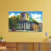 Buiten Uitzicht van de kapel van Koning Canvas Afdruk (Insitu (Woonkamer))